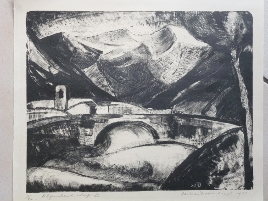 Alpenlandschap II verkocht voor € 70!