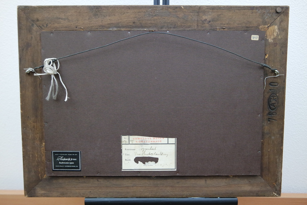 Geo Poggenbeek - aquarel - landschap met ophaalbrug - gesigneerd l.o. kopen? Bied vanaf 495!