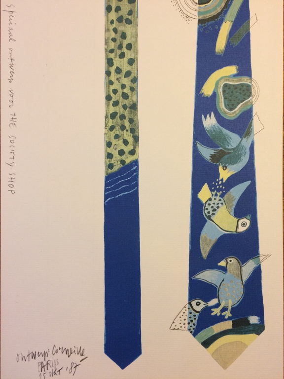 Corneille: Lithoprint, Stropdas Society Shop 1987 kopen? Bied vanaf 10!