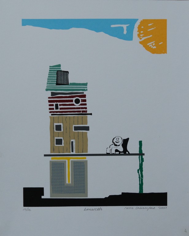 Rens Labruyère - gesigneerde zeefdruk - 2003 kopen? Bied vanaf 1!