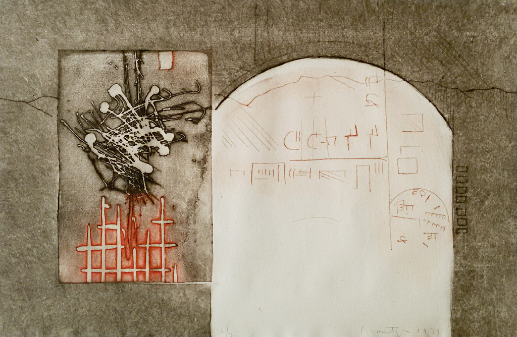 Jan Montyn - Helicopter Mekong, aquatint ets kopen? Bied vanaf 120!