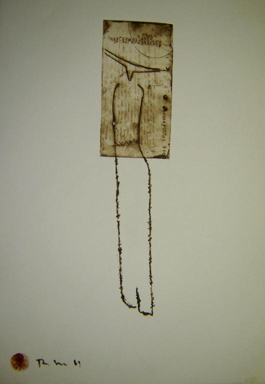 Staand figuur -ets en inkttekening  kopen? Bied vanaf 20!