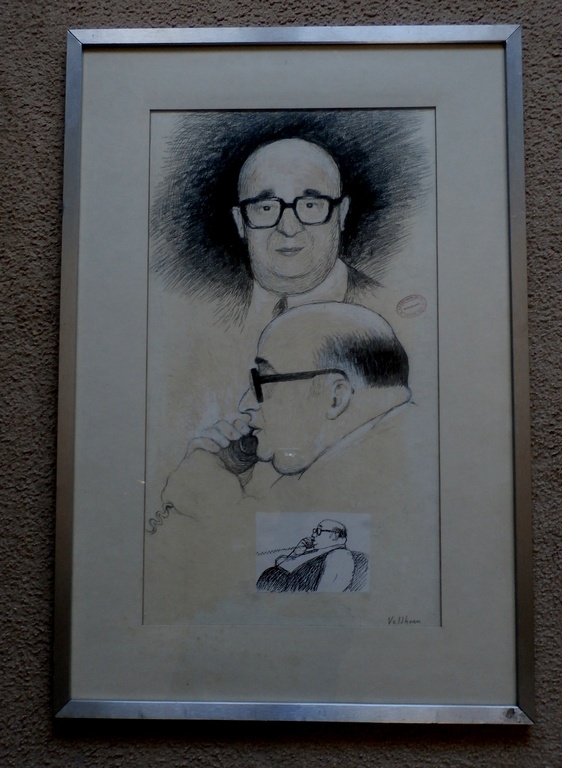 Aat Veldhoen, grote tekening kopen? Bied vanaf 125!