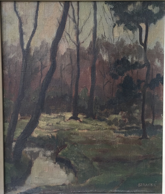 Leo Stracke - Olieverf op doek 1957 - Clingendael (II) kopen? Bied vanaf 1!