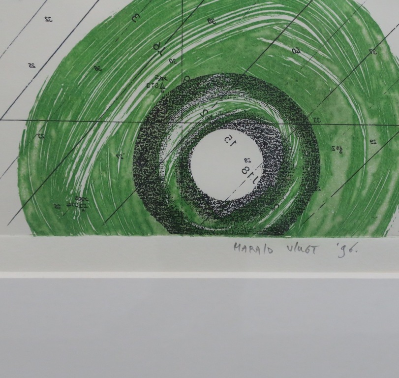 Harald Vlugt: Ets, Pick up her pieces - Ingelijst kopen? Bied vanaf 35!