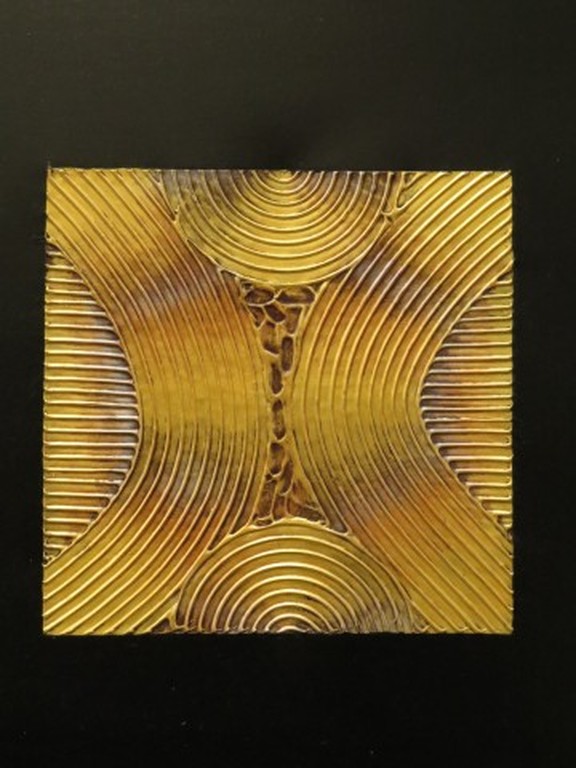 HAN TENG Schilderij op doek  GOUDEN BAL  Handgesigneerd kopen? Bied vanaf 1!