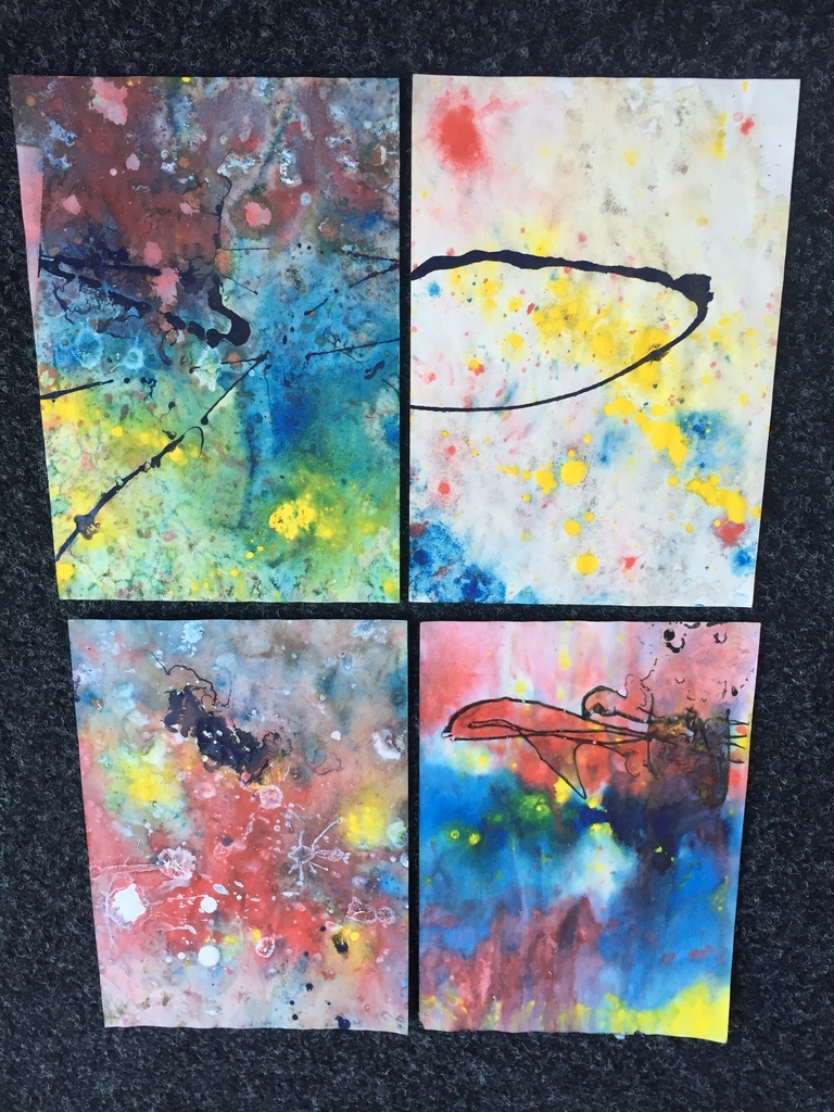 4 x THEO NIERMEIJER, Gemengde technieken/gouache op papier kopen? Bied vanaf 1!