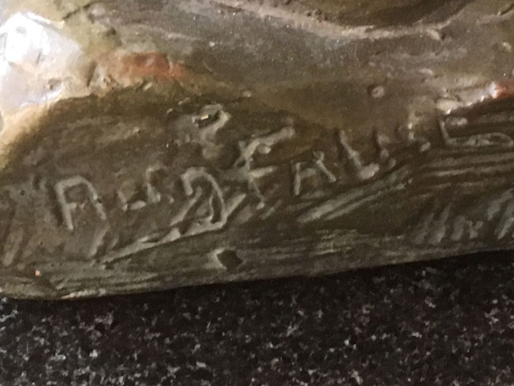 August Falise, gips, titel onbekend kopen? Bied vanaf 220!