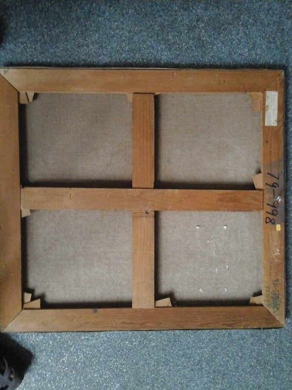 Slagmolen J.G - Aum Samsara (1979) acryl / doek (87x87)  kopen? Bied vanaf 30!