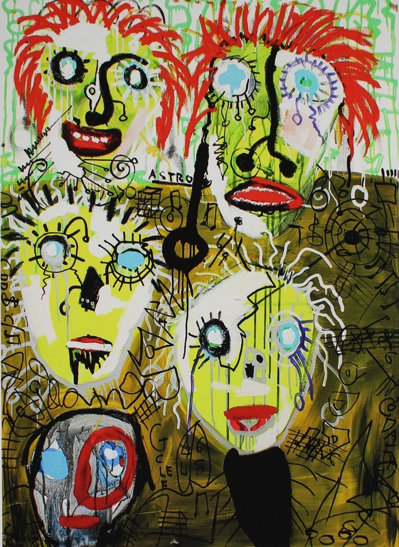 Paul Kostabi - "Members Only" (2013) verkocht voor € 50!