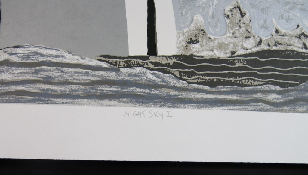 Ronald Boonacker: Zeefdruk, Night Sky I kopen? Bied vanaf 50!