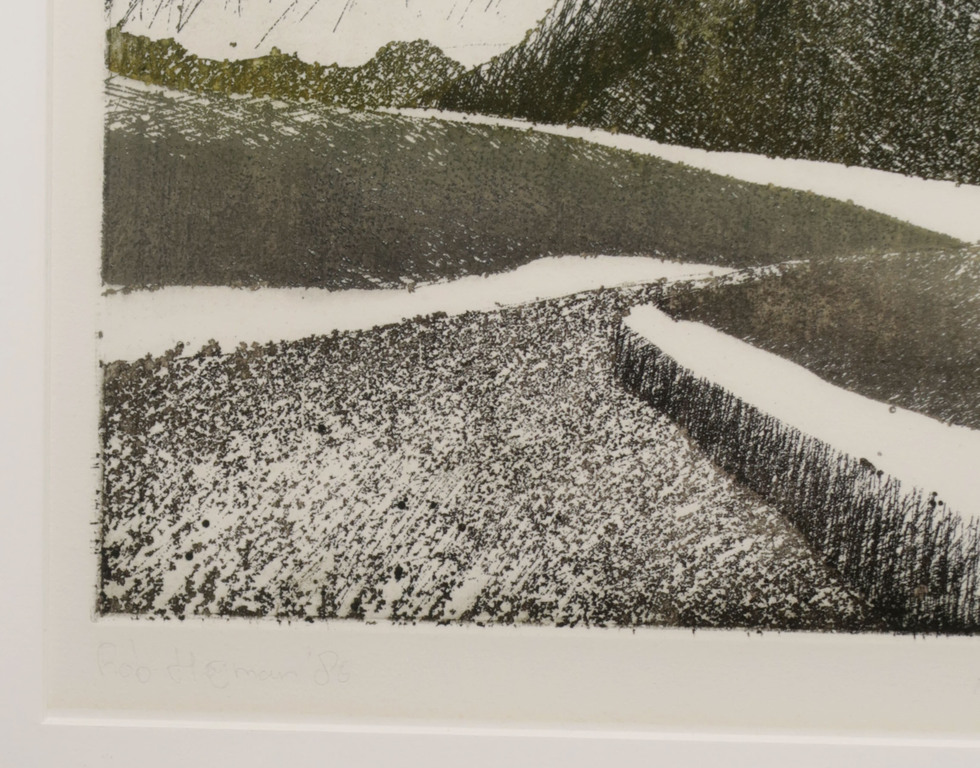 Rob Heijman: Ets, Andorra II - Ingelijst kopen? Bied vanaf 1!