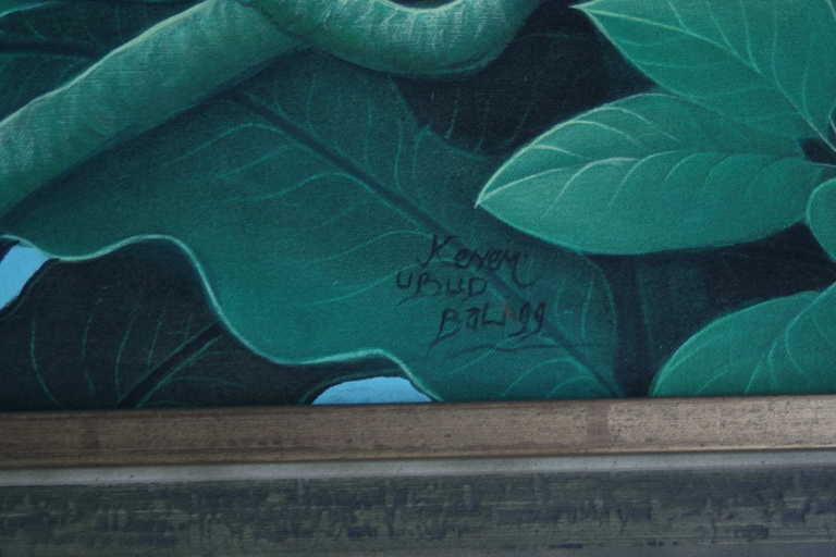 Onbekend kunstenaar - acrylverf op doek - kaketoes in de jungle - gesigneerd kopen? Bied vanaf 1!