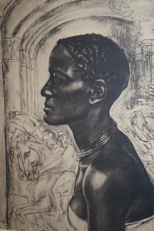 JAN TOOROP - LITHO KOPTISCHE VROUW verkocht voor € 41!