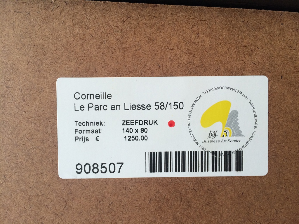 Corneille, zeefdruk, Le Parc en Liesse kopen? Bied vanaf 1100!