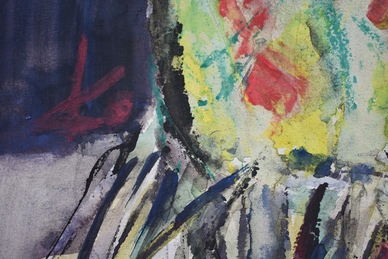 VELSEN, VAN, KO, Aquarel, Circusclown. kopen? Bied vanaf 1!