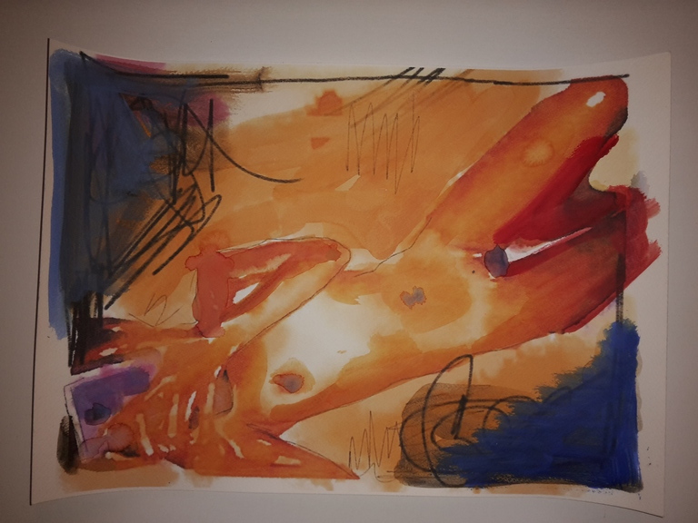 Peter Klashorst - I-pad sex - gemengde techniek op papier - gesigneerd - 2015 kopen? Bied vanaf 85!