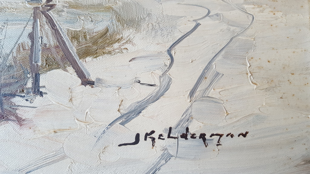 Jan Kelderman (1914-1990) - olie op doek, gesigneerd kopen? Bied vanaf 1!