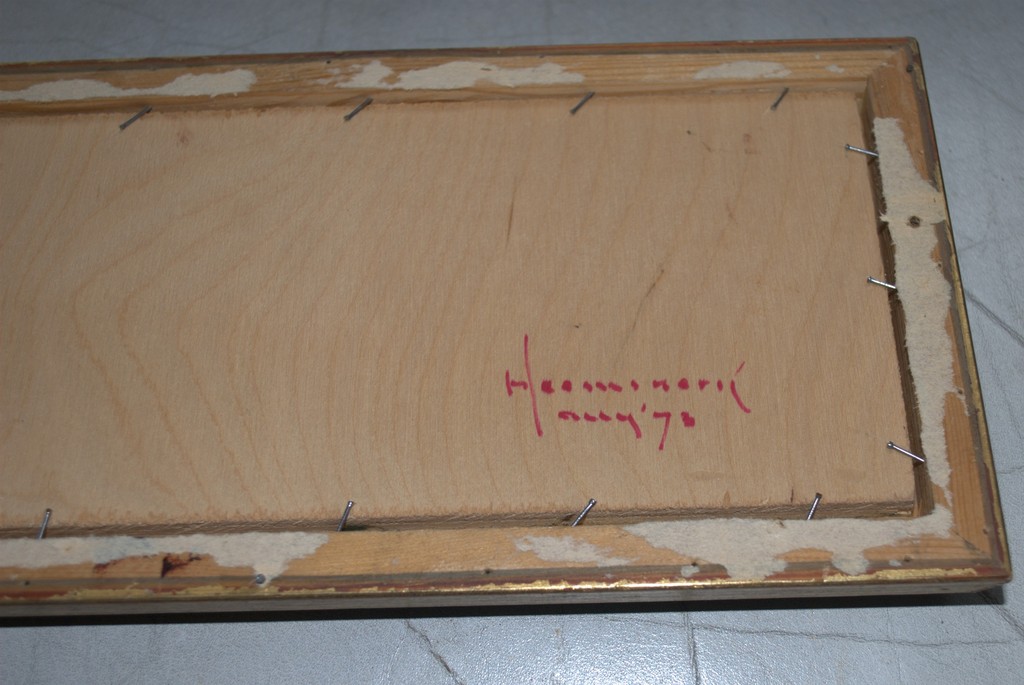 Bospad - olieverf op paneel uit 1973 kopen? Bied vanaf 75!