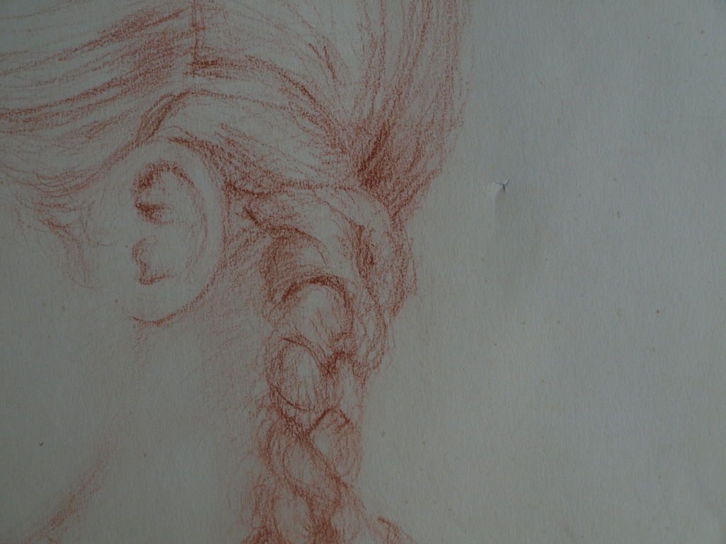 Onbekend : Tekening , Meisje - gesigneerd - 1904  kopen? Bied vanaf 1!