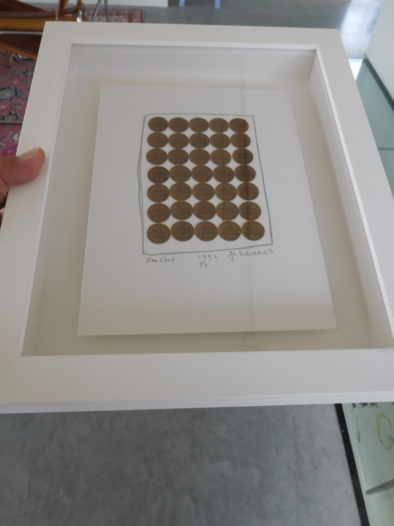 Jan Henderikse, "One Cent", 1/2, origineel werk, 1992, gesigneerd kopen? Bied vanaf 250!