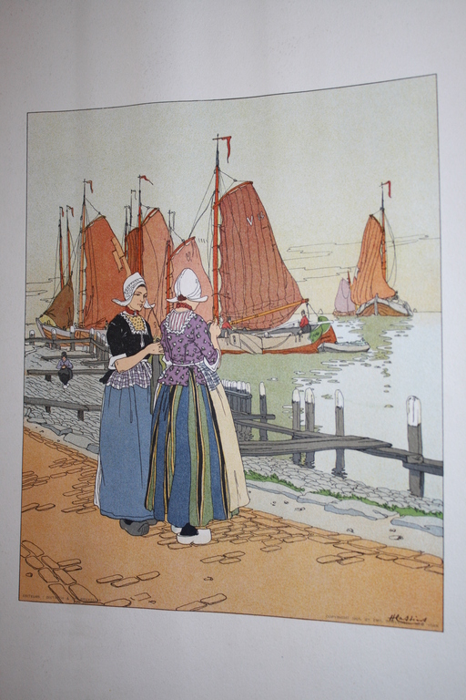 VOLENDAMMERS in de HAVEN  van HENRY CASSIERS kopen? Bied vanaf 35!