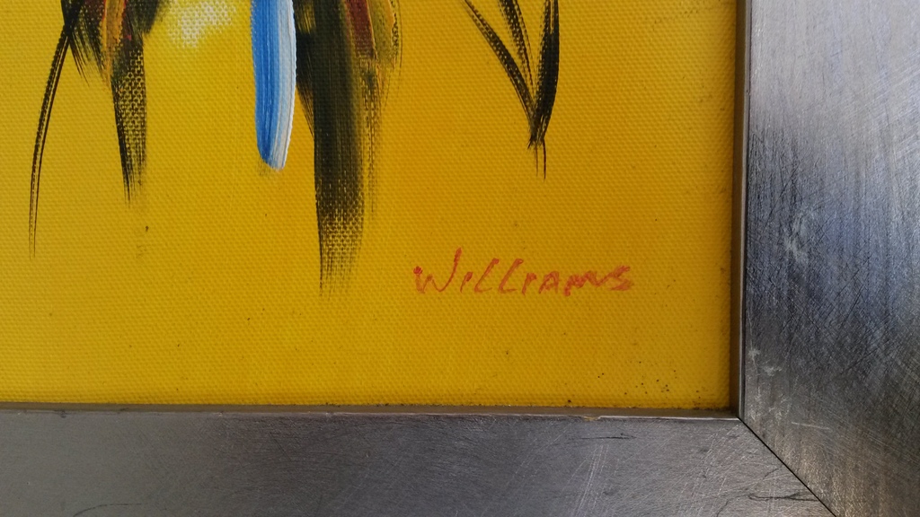 Williams, olieverf op doek, gesigneerd kopen? Bied vanaf 1!