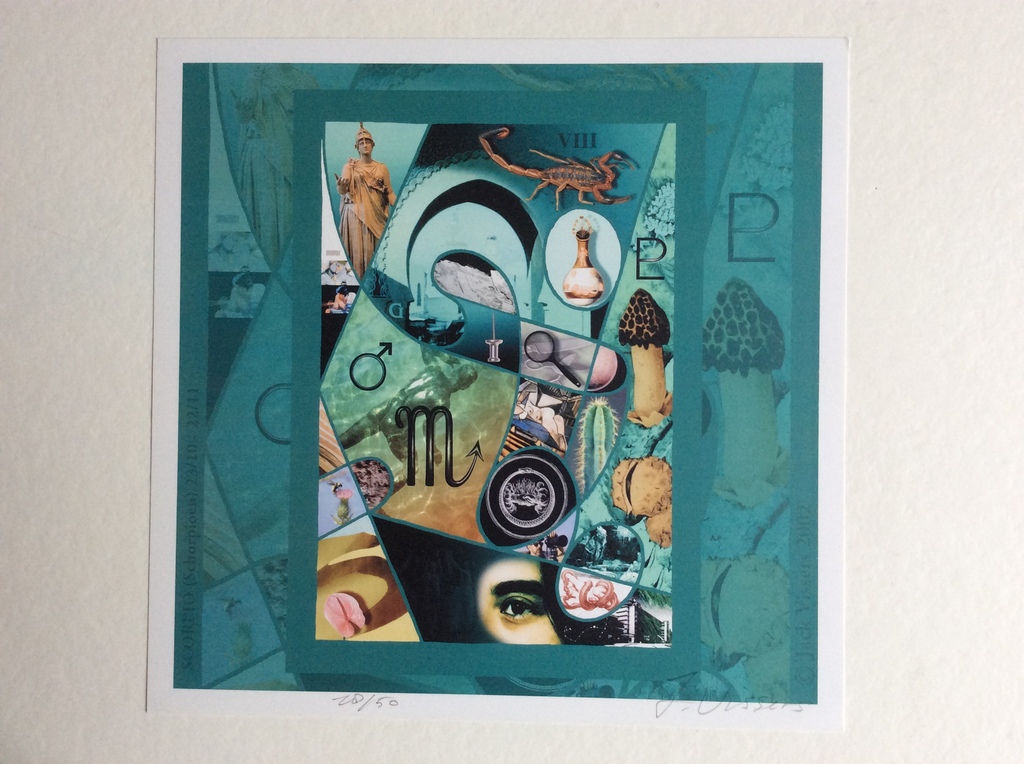 Jack Vissers - AstroArts - hand gesigneerde offset litho SCORPIO kopen? Bied vanaf 1!