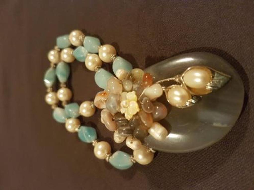 Ketting agaat en zoetwater parels kopen? Bied vanaf 7!