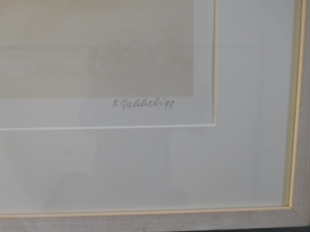 Klaas Gubbels, Litho, Koffiekan en glas, 1999, nr. 214/290 kopen? Bied vanaf 350!