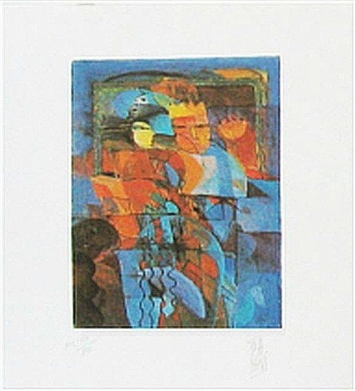 Reginald Pavamani: Twee lithografien, Portrait I, II kopen? Bied vanaf 10!