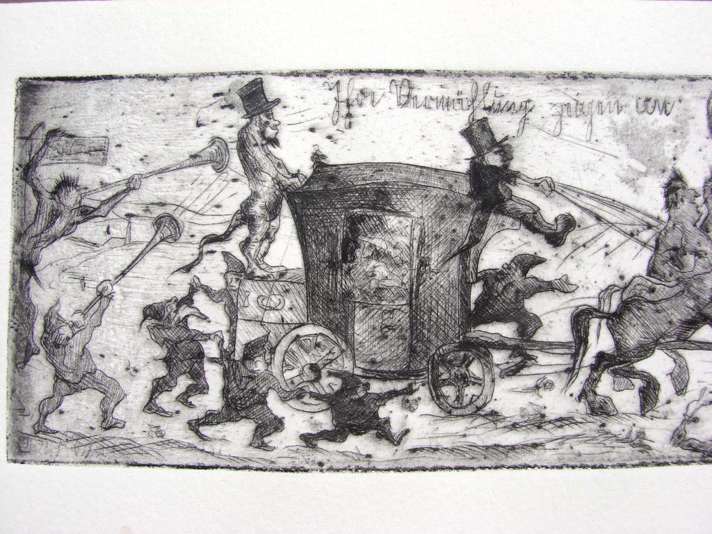 Otto Lais, ets, uitnodiging ? kopen? Bied vanaf 15!