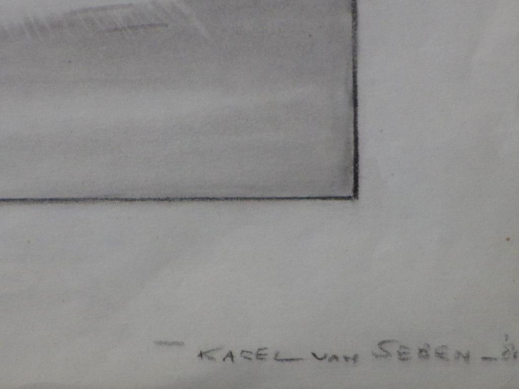 Karel van Seben, Lijn en Zeelicht, Tekening kopen? Bied vanaf 1!