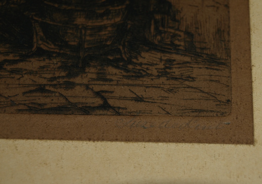 SUZE DE LINT (1878-1953) – Ets- Interieur –Gesigneerd & ingelijst–ca 1920 kopen? Bied vanaf 1!