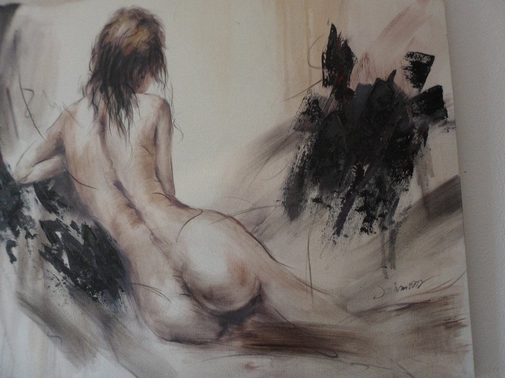 Onbekend,verf op doek,Vrouwlijk schoon. kopen? Bied vanaf 10!