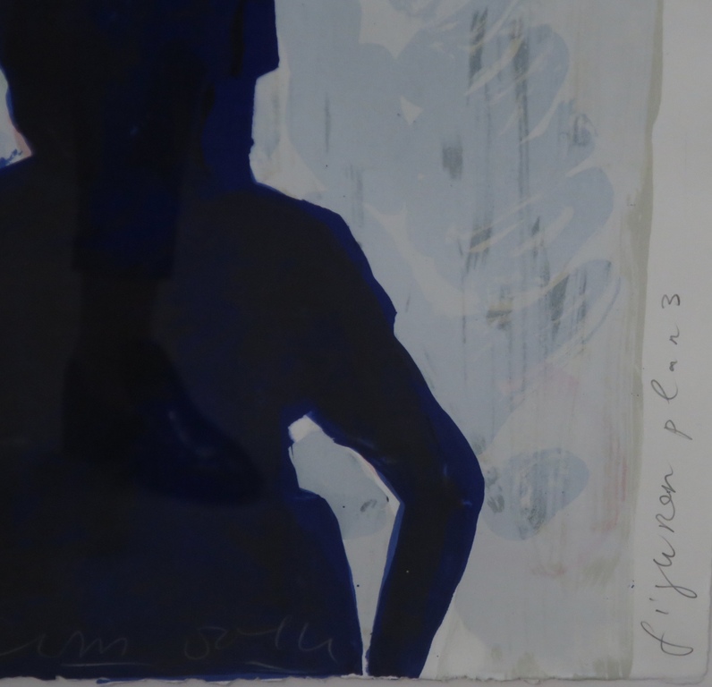 Cees Dolk: Zeefdruk, Figurenplan 3 -Ingelijst kopen? Bied vanaf 35!