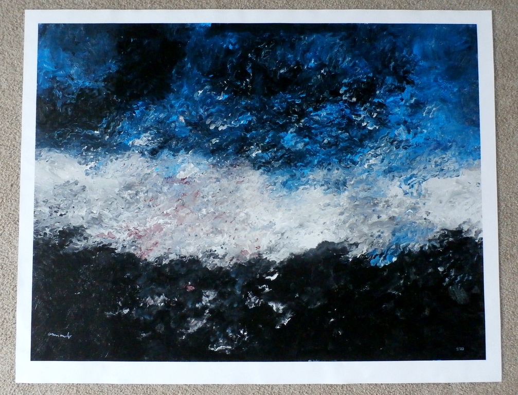 Armando - grote giclee op linnen: Landschaft - 2013 - oplage: 33 verkocht voor € 275!