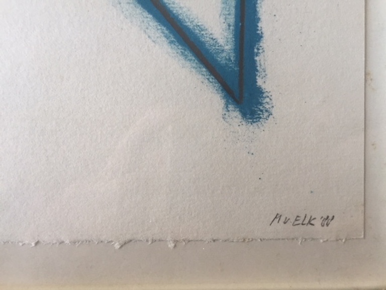 Maria van Elk, pastel met houtskool kopen? Bied vanaf 125!