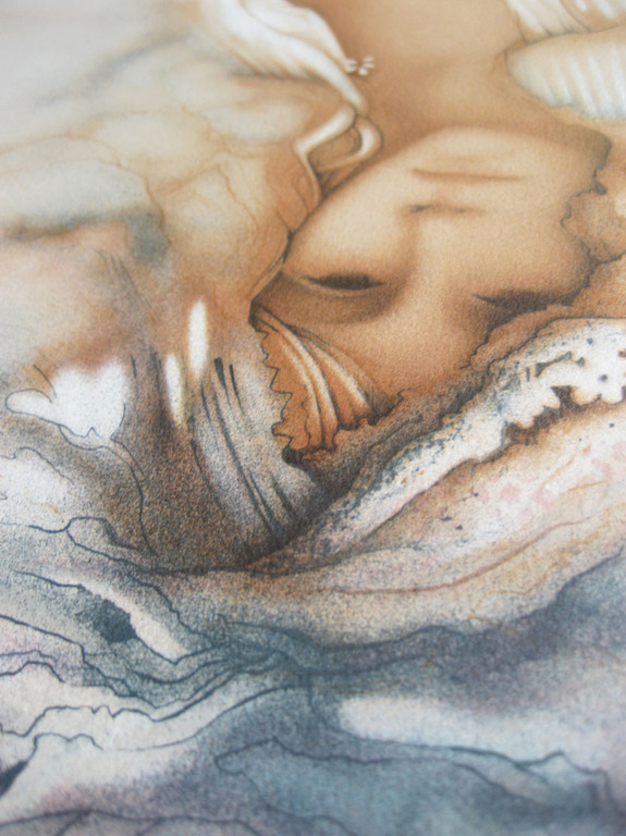 Alain Renoux - " Hiver " - Kleuren litho - Handgesigneerd kopen? Bied vanaf 48!