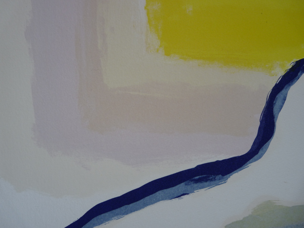 Roger Raveel, lithografie, zelfportret in tegenlicht kopen? Bied vanaf 595!