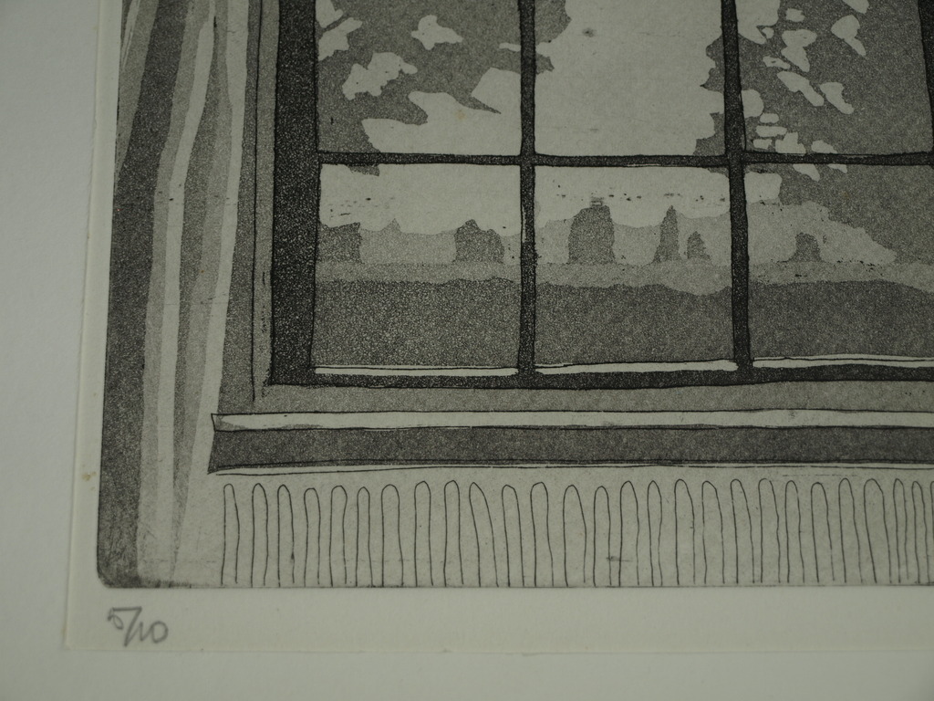Lies van Weezel (1942) : Ets en aquatint , Ochtend – Gesigneerd & ingelijst  kopen? Bied vanaf 30!