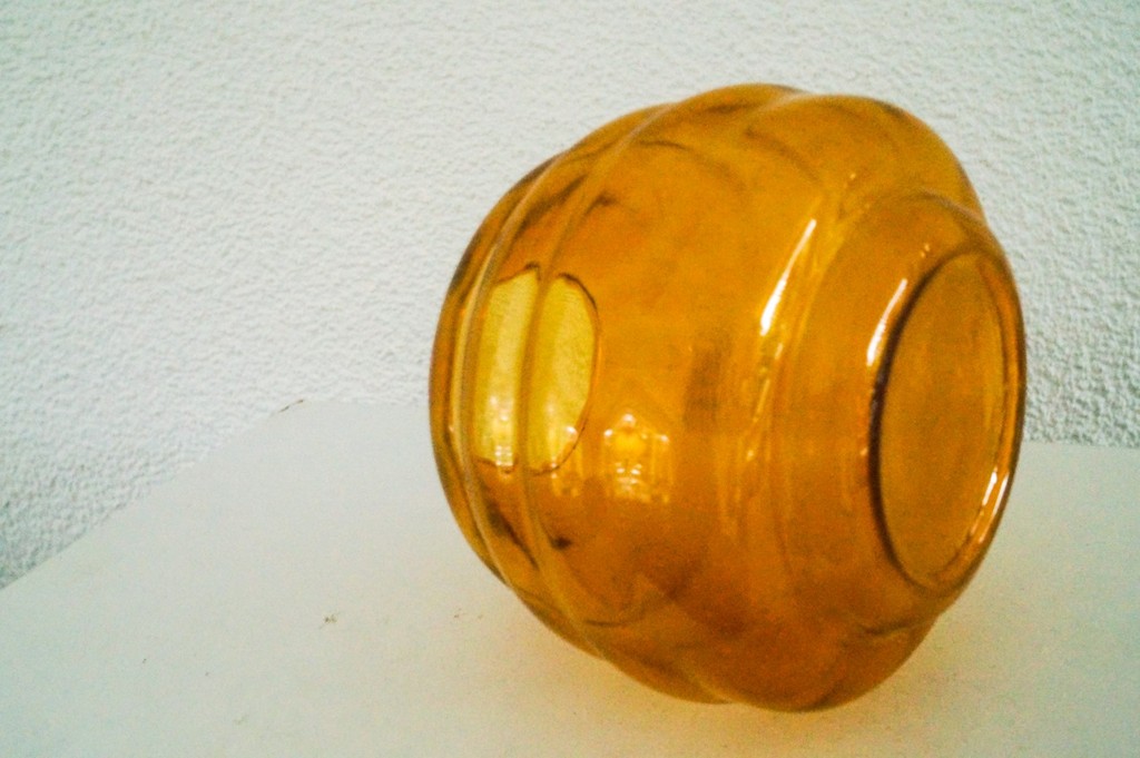 A.D. Copier amberkleurige Flora vaas kopen? Bied vanaf 25!