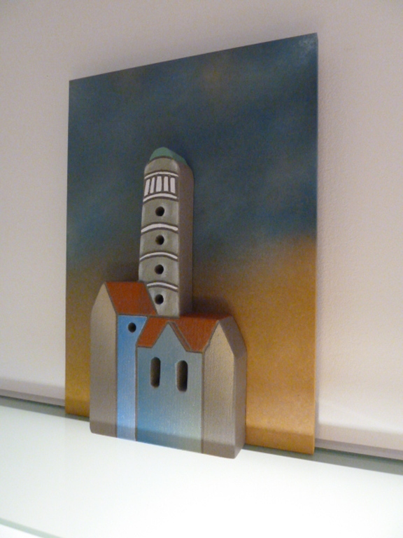 Kunstenaar onbekend - Stenen relief op paneel - Zee/strand tafereel kopen? Bied vanaf 1!