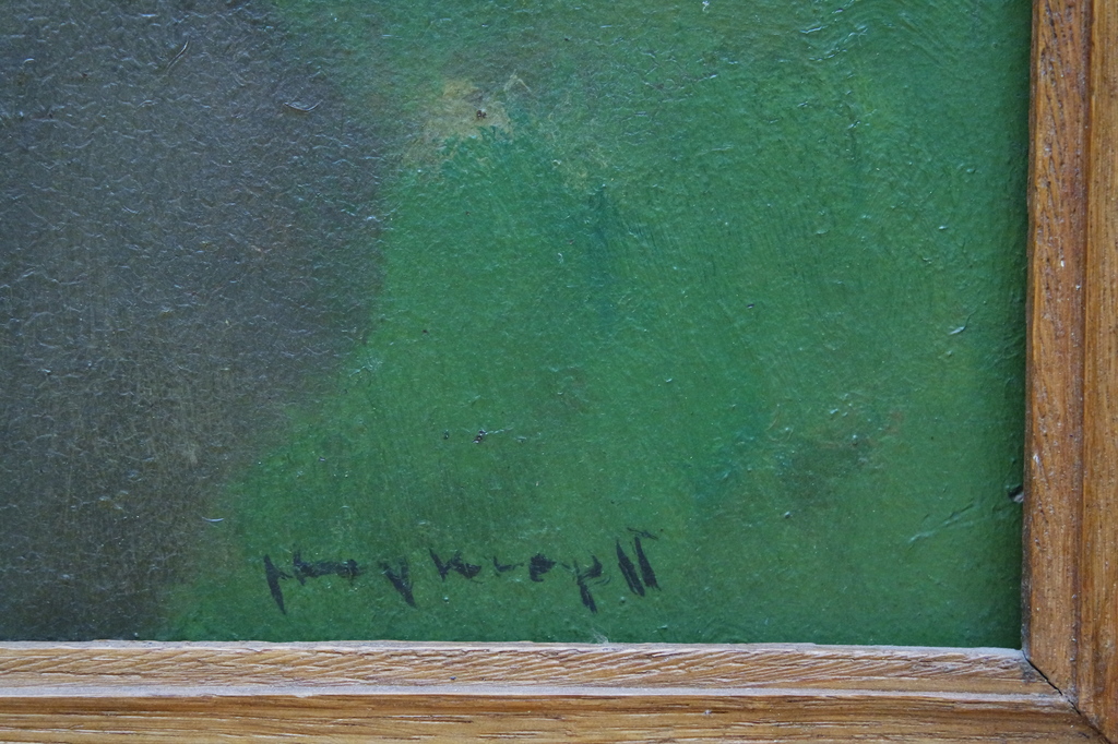 Joop Kropff (1892-1979) - olieverf op board - landschap Westland kopen? Bied vanaf 225!