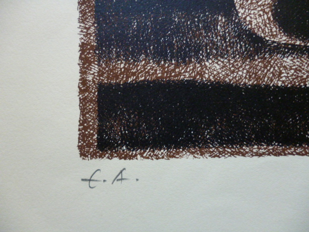 Yargo de Lucca - kleurenlitho - Fluitspeler bij maanlicht kopen? Bied vanaf 20!