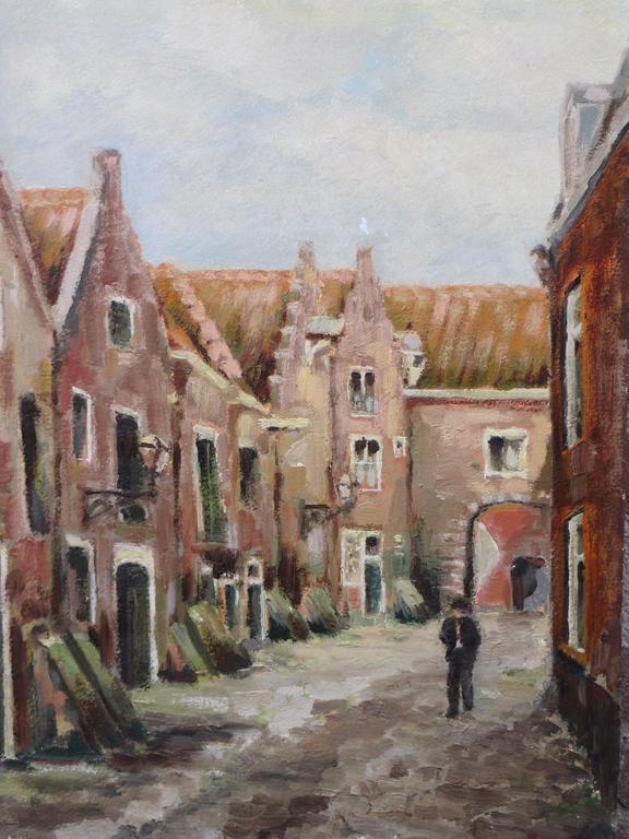 H.G.Hoppener, Kuiperspoort Middelburg, Olie/board kopen? Bied vanaf 1!