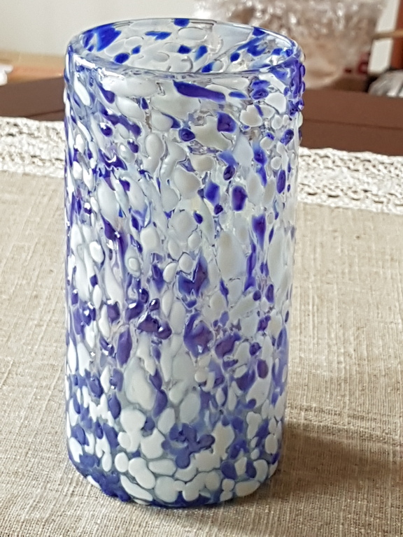 Venezia-Vaas in pulegoso-glas parelmoer effect kopen? Bied vanaf 19!