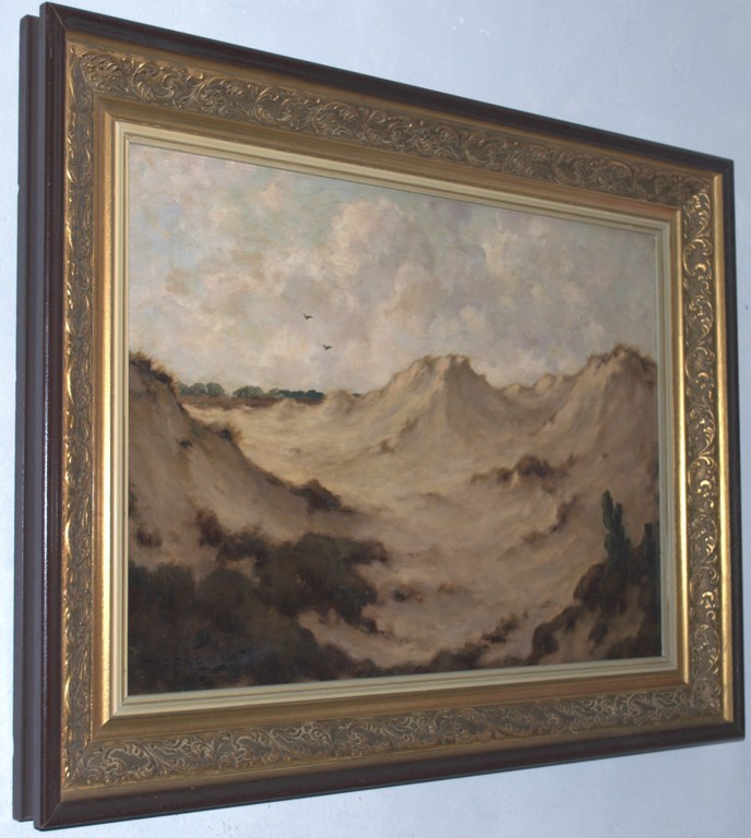 MJ Nefkens, leerling H.W. Mesdag - olieverf in Heijdenrijklijst kopen? Bied vanaf 180!