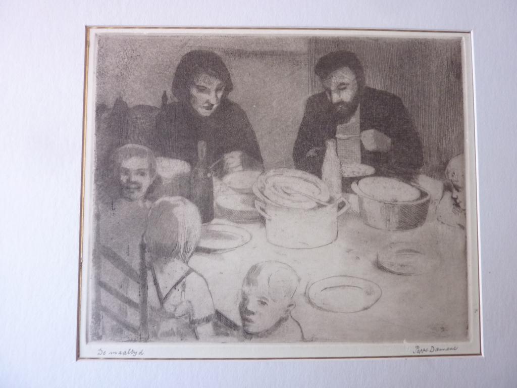 Poppe Damave: Ets. De Maaltijd verkocht voor € 40!