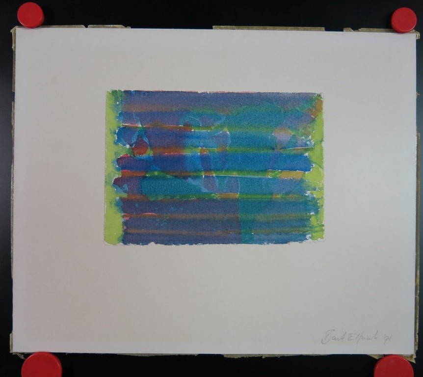 Bart Elfrink: Aquarel, Landschap kopen? Bied vanaf 1!